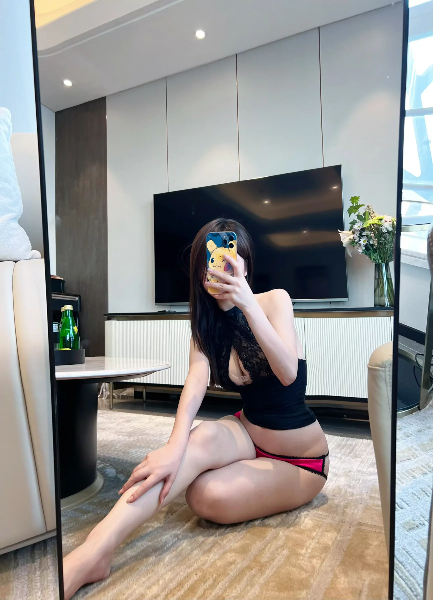 奔跑的晶骡儿 – 红色蝴蝶小内内 [85P]插图3