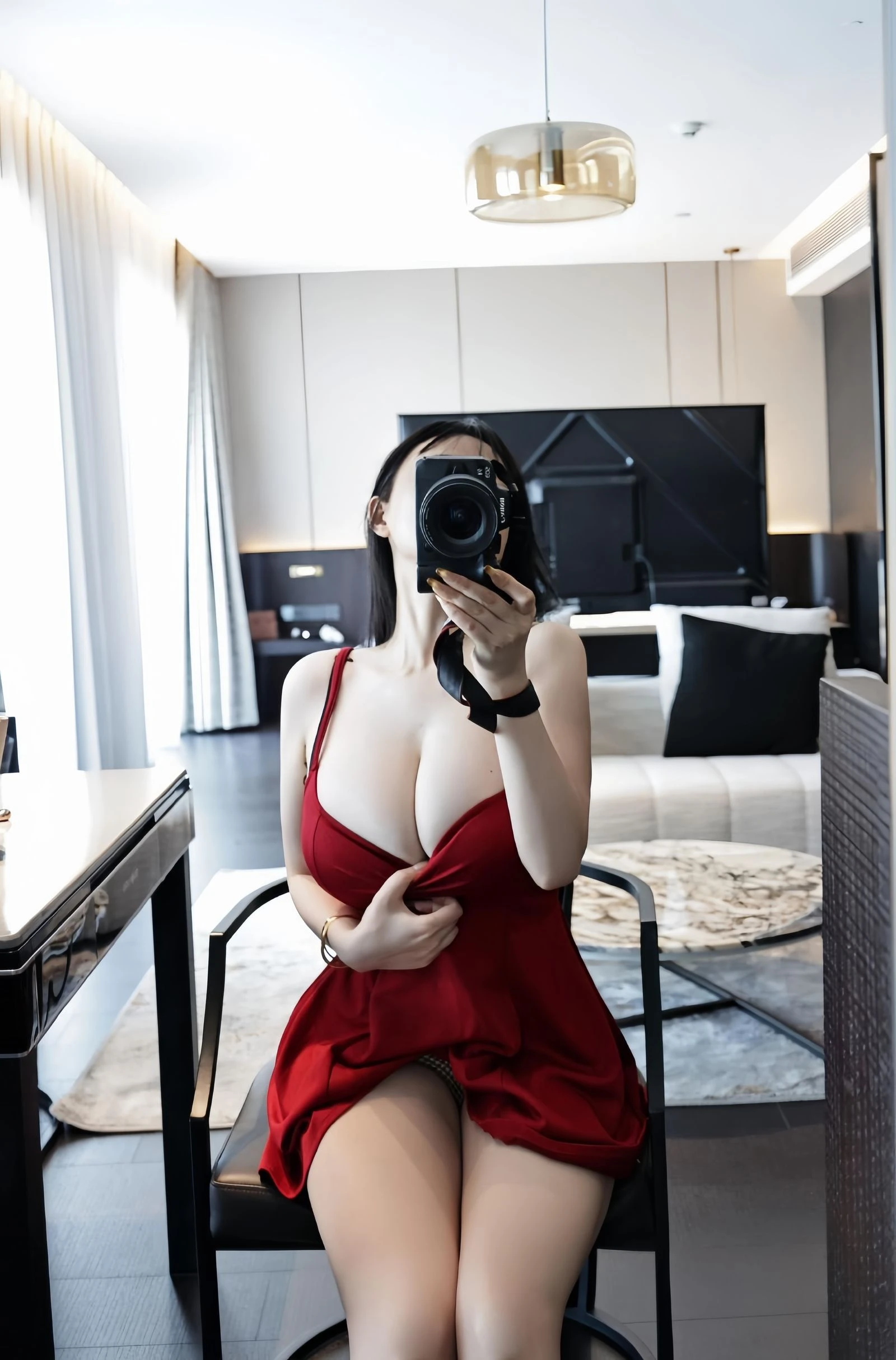 左公子666 – 难以抗拒的红色包臀 [10P]-秀图阁